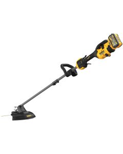 DWTDCST970X1S image(0) - DeWalt 60V MAX 15 Inch Brushless Cordless String Trimmer Kit with FLEXVOLT 3AH Battery and Charger