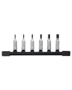 MLW48-22-9541 image(2) - Milwaukee Tool 6pc 1/4" Drive Hex Bit Socket Set - Metric