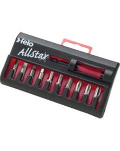 BND32038 image(0) - Bondhus Corp. 10pc ProHold Star Bits Set 2"