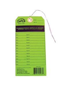 SAS5137 image(0) - SAS Safety Eyewash Station Inspection Tag