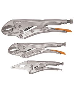 KASLNG901 image(0) - Lang Tools (Kastar) 3pc Common Locking Pliers Set