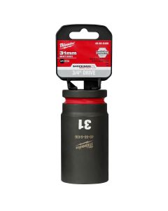 Milwaukee Tool SHOCKWAVE Impact Duty  3/4"Drive 31MM Deep 6 Point Socket