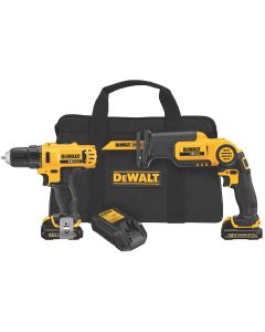 DeWalt 12V MAX Drill/Driver/Recip Saw Combo Kit