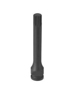 GRE11104S image(0) - Grey Pneumatic 3/8" Drive x M10 Triple Square Driver 4" Length