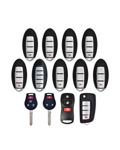 Nitrous Keys Nissan Remotes Starter Bundle (25 Pieces)
