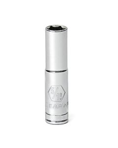 KDT80119 image(0) - GearWrench 1/4 Inch Drive 6 Point Deep SAE Socket 5/16 Inch