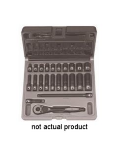 Grey Pneumatic 1/4" Drive x 9/16" Standard Duo-Socket - 6 Point