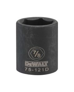 DEWALT 6 Point 1/2" Drive Impact Socket 7/8" SAE