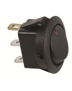 JTT2701-4J image(0) - The Best Connection 10 Amp 12V Amber Round Rocker