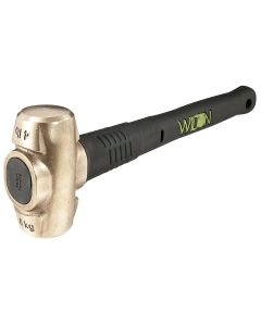 WIL90416 image(0) - Wilton 4 Lb Head, 16" B.A.S.H Brass Hammer
