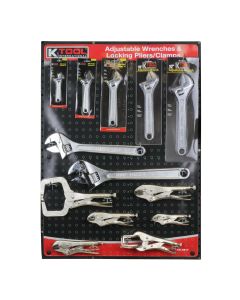 KTI0817 image(1) - K Tool International Adjustable Wrench & Pliers Display