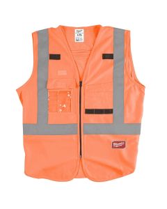 MLW48-73-5071 image(1) - Milwaukee Tool Hi Vis Orange Safety Vest-S/M (CSA)