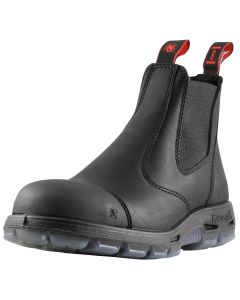 RDBUSBBKSC12 image(0) - Redback Boots USA Easy Escape 6-inch Slip-On Steel Toe Scuff Cap 12UK (13 US)