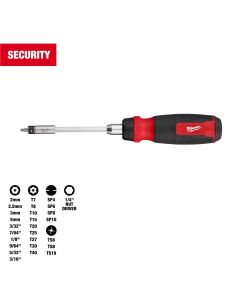 MLW48-22-2912 image(1) - Milwaukee Tool 27-in-1 Ratcheting Security Multi-Bit Screwdriver