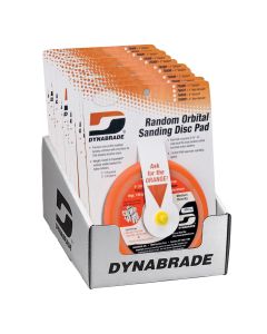 DYB95996 image(0) - Dynabrade 10PC 6" Non Vacuum Sanding Disc Display