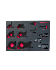 Milton Industries LTI Tool By MIlton Kentucky Kicker Master Set 3/8 Inch-1/2 Inch-3/4 Inch Set in Foam Tray