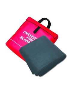 SRWS97453 image(0) - Sellstrom SoftShield Carbon Fiber Felt High Temp Emergency Fire Blanket w/ Carrying Pouch
