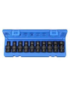 GRE1210UM image(0) - Grey Pneumatic 3/8" Drive 10 Piece Universal Metric Set