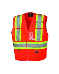 SRWV1020951U-LXL image(0) - Pioneer Pioneer - Safety Tear-Away Vest - Hi-Vis Orange - Size L/XL