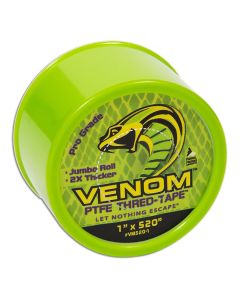 Tub O' Towels VENOM PTFE Tape, 520 x 1"