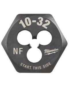 MLW49-57-5327 image(0) - Milwaukee Tool 10-32 NF 1-Inch Hex Threading Die