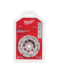 Milwaukee Tool 4" Diamond Cup Wheel Double Row