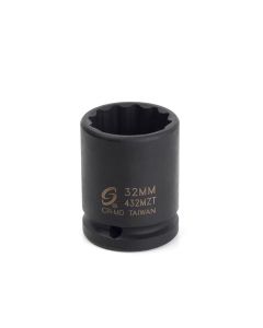 SUNEX SOC 32MM 3/4D IMP 12PT TW