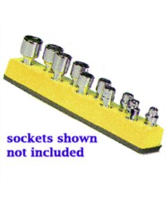 MTS483 image(1) - Mechanic's Time Savers SOC HOL 1/4U MAG YELLOW NEON