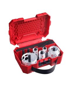 Milwaukee Tool 12 PC HOLE DOZER with Carbide Teeth Plumber Feets Hole Saw Kit