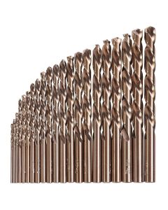 KNK21KK6 image(0) - KnKut KnKut 21 Piece Left Hand Jobber Length Drill Bit Set 1/16"-3/8" by 64ths