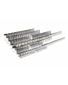 KDT89074 image(0) - GearWrench 176 Piece 1/4 Inch, 3/8 Inch & 1/2 Inch Drive 12 Point Standard and Deep SAE/Metric Master Socket Set