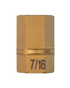 Mayhew 7/16" SAE Hex Dual Drive Bit, 7/16" Drive