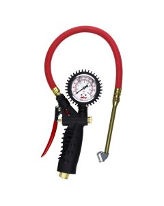 Milton Industries Analog Inflator Gauge with Dual Head Chuck