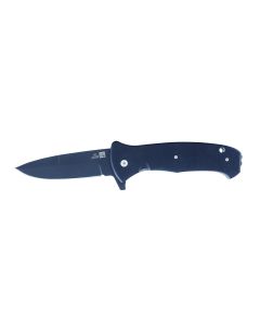SUNEX AL Mar SERE T 36 Assisted Open Liner Lock S 35 V 3.6 Inch Black Matte Titanium Nitride Coating Finish Traditonal Edge Talon Blade with G10 Handle Tactical Folding Knive - Black