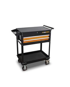KDT83167 image(0) - GearWrench 32 Inch 2 Drawer Black & Orange Utility Cart