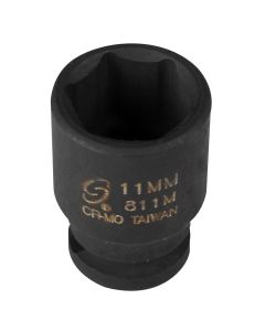 SUN811M image(0) - SUNEX SOC 11MM 1/4D IMP 6PT BLK