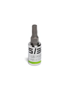 GETGEASSH532RPT image(0) - Grip Edge Tools 5/32" 1/4" Dr Short RPT Hex Bit Socket