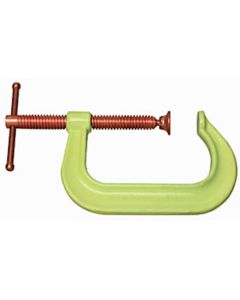 WIL20487 image(0) - Wilton 412CS - Spark-Duty Drop Forged Hi-Vis C-Clamp, 2 - 12-1/4&rdquo; Opening, 6-1/4&rdquo; Throat Depth