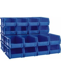 MRO89837058 image(0) - Msc Industrial Supply 4-1/8" Wide x 7-3/8" Deep x 3" High Hopper Stacking Bin