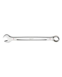 MLW45-96-9432 image(1) - Milwaukee Tool 1" SAE Combination Wrench, 12-Point, Steel, Chrome, Ergonomic, I-Beam Handle