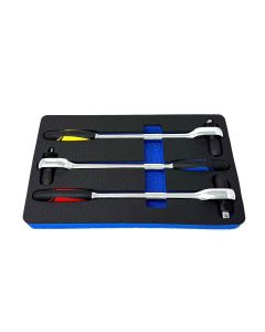 CTA8945 image(1) - CTA Manufacturing 3 Piece Torque Limit Ratchet Wrench Set - 25Nm 35Nm 40 Nm