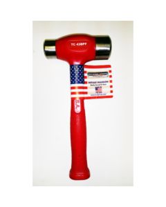 Trusty Cook Inc. 43 oz Flat-Flat Dead Blow Hammer - Model TC43BPF - Red
