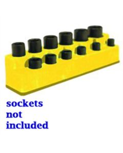 MTS1383 image(0) - Mechanic's Time Savers SOC HOL 3/8 IMP YELLOW NEON MAG BASE