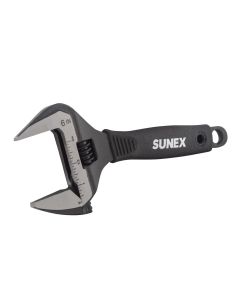 SUN9611 image(0) - SUNEX 6 Inch Wide Jaw Adjustable Wrench 1-5/16 Inch (34mm)