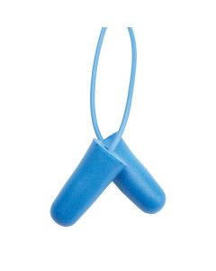 SRW13821 image(0) - Jackson Safety Earplugs - H10 Metal Detectable - Disposable - Corded - Blue - NRR 31 - (100 Pair Per Dispenser Box)