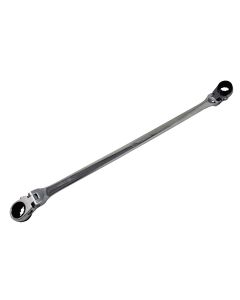 KTIXDRF91658 image(0) - K Tool International Wrench Double Box Ratcheting Reversible 9/16 Inch x 5/8 Inch Universal Spline 90 Tooth