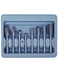 AST2181 image(0) - BURR SET CARBIDE DOUBLE CUT 8PC
