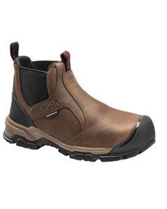 FSIA7340-7.5W image(0) - Avenger Ripsaw Romeo Series - Men's Mid-Top Slip-On Boots - Aluminum Toe - IC|EH|SR|PR - Brown/Black - Size: 7.5W