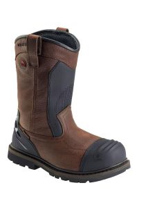 FSIA7896-7W image(0) - Avenger Hammer Wellington Series - Men's Boots - Carbon Nano-Fiber Toe - IC|EH|SR|PR|MT - Brown/Black - Size: 7W