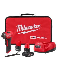 MLW3485-22 image(1) - Milwaukee Tool M12 FUEL 1/4 Inch Right Angle Die Grinder 2 Battery Kit